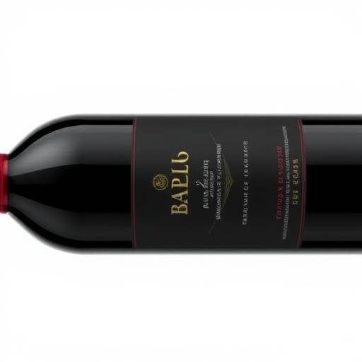 Bottiglia di vino rosso Barolo DOCG Piemontese