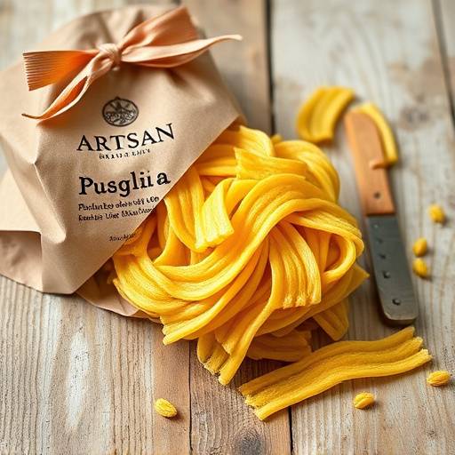 Confezione di pasta artigianale trafilata al bronzo dalla Puglia
