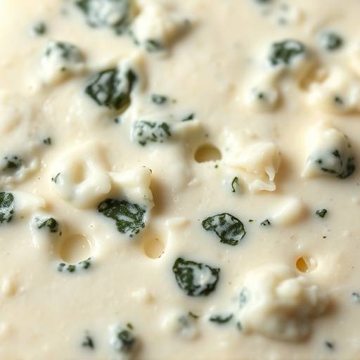 Primo piano di una porzione di Gorgonzola, con le tipiche venature blu.