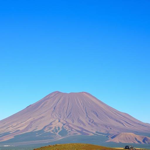 Veduta del vulcano Etna in Sicilia